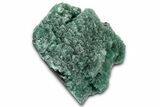 Frosted, Octahedral Green Fluorite Crystal Cluster - China #329337-1